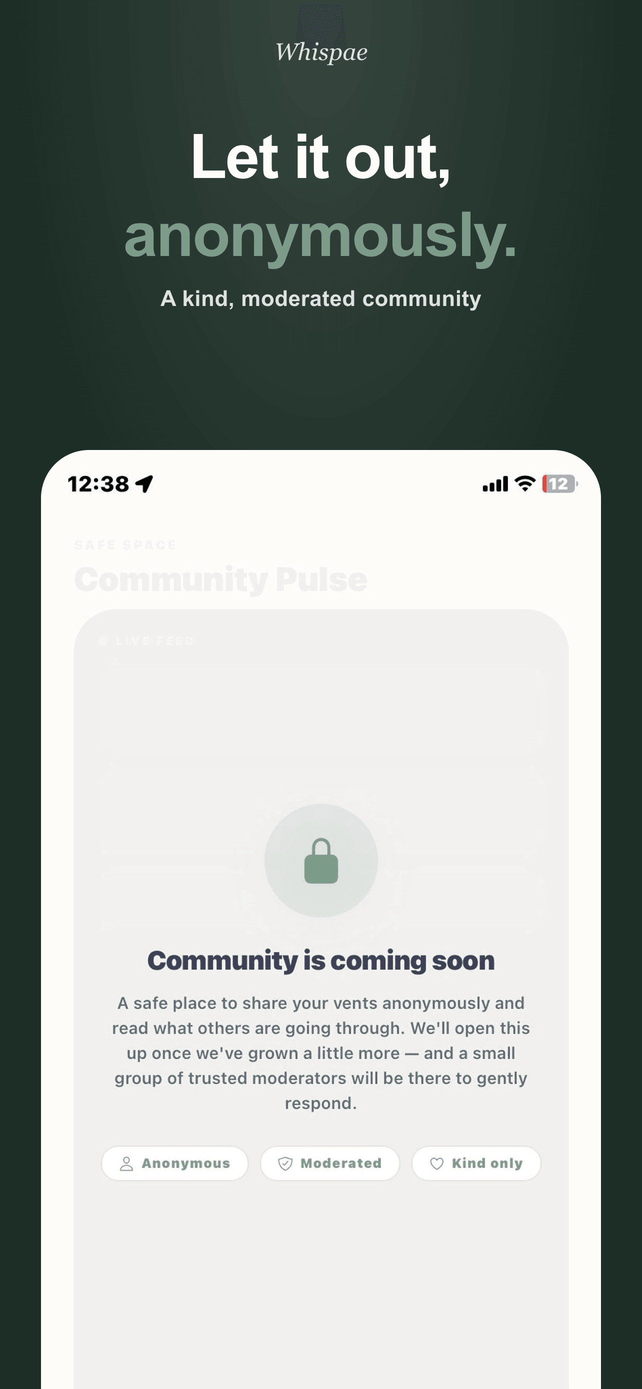 Anonymous community